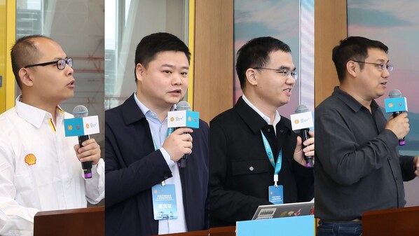 分享嘉宾(左起)杨成武、秦俭、林泳雄、孟德君 分享嘉宾(左起)杨成武、秦俭、林泳雄、孟德君